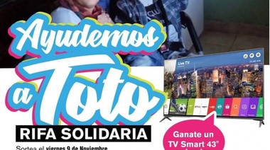 Rifa solidaria “ayudemos a Toto”