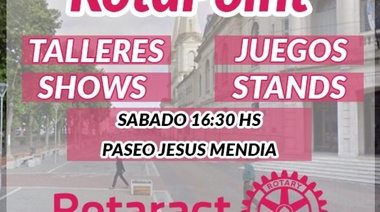 Rotaract organiza un evento cultural en el Paseo Jesús Mendía