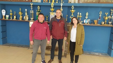Belén Vergel y Sebastián Matrella continúan recorriendo instituciones deportivas