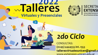 La UNICEN anunció un nuevo ciclo de talleres abiertos