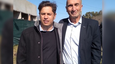Eduardo Rodríguez acompañó la visita de Axel Kicillof en General Alvear
