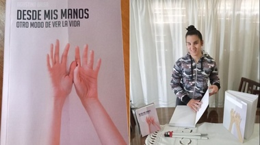 Agustina Brisa presentará “Desde mis manos. Otro modo de ver la vida”, su primer libro