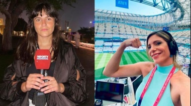 Por primera vez, dos mujeres encabezaron la transmisión de un partido del Mundial