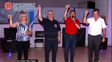 Se realizó la cena de fin de año de la Asociación de Bomberos Voluntarios