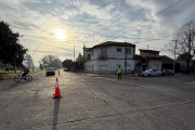El Municipio solicita precaución al circular en avenida Colón y Almirante Brown