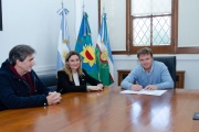 El intendente Maximiliano Wesner firmó un convenio de cooperación con la Universidad Nacional de La Plata