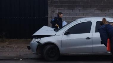 Un joven resultó herido tras despiste y fuerte choque contra una columna