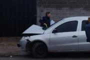 Un joven resultó herido tras despiste y fuerte choque contra una columna