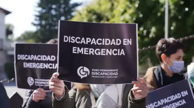 Este jueves habrá movilización bajo el lema "Discapacidad en emergencia"