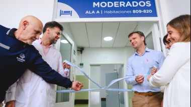 Se reabrió el sector de cuidados moderados y clínica quirúrgica del Hospital Municipal “Dr. Héctor M. Cura”