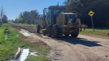 El Municipio lleva a cabo trabajos de mantenimiento y reparación de calles en Espigas y Recalde
