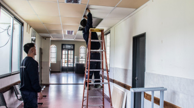 El Municipio continúa con el mantenimiento y reparación en el Hospital Municipal “Doctor Héctor Cura”