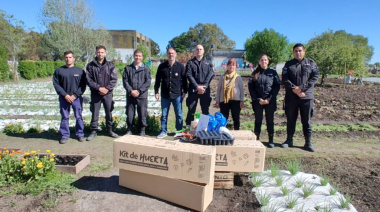 El Municipio entregó kits de huertas a la Unidad Penal Nº 27 de Sierra Chica