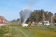 Importante fuga de gas en la Ruta 51 afecta servicios en barrios y localidades