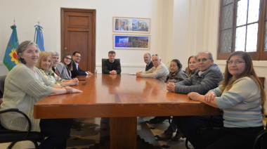El intendente Wesner recibió a autoridades regionales y locales del Rotary