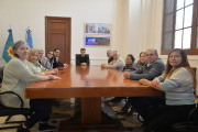 El intendente Wesner recibió a autoridades regionales y locales del Rotary