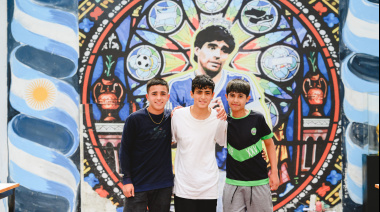 El Diego Armando Maradona festejó el cumpleaños del Diez