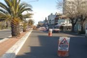 Obras sanitarias trabajó en la reparación de importante pérdida de agua sobre Avenida Pringles