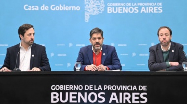 Ministros bonaerenses brindaron una conferencia con anuncios de gobierno