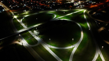 El acceso a Olavarría por Ruta Nacional 226 ya cuenta con nueva luminaria LED