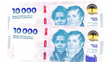 El Banco Central puso en circulación los billetes de $10.000: cómo detectar los falsos