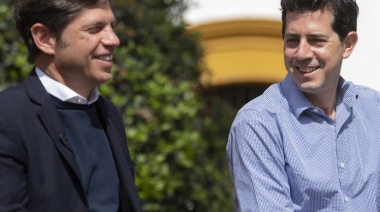 Kicillof inició con su mesa de campaña