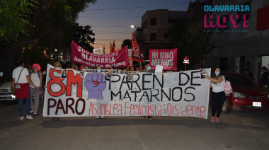8M en Olavarría: paro, concentración y marcha