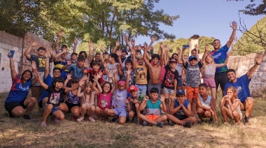 El Programa Callejeada de Hinojo y Sierra Chica llevó adelante un campamento de verano