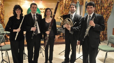 El Quinteto Municipal “Vientos de Olavarría” brindará un concierto en Colonia San Miguel