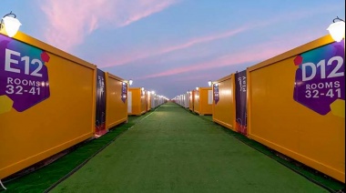 Las "habitaciones-containers", los alojamientos de los hinchas durante el Mundial de Qatar