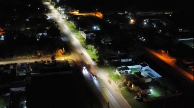 Ya está en funcionamiento la nueva luminaria LED en la avenida Emiliozzi