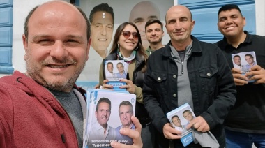 Intensa campaña en Olavarría para que Sergio Massa sea presidente