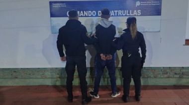 Quedó detenido un acusado por robos en la ciudad, Hinojo y Loma Negra