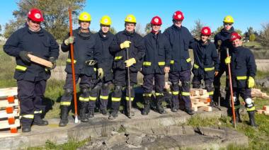Bomberos participó de la primera práctica BREC en Olavarría