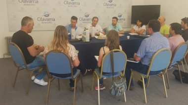 Hilario Galli se reunió con los delegados municipales del Partido de Olavarría