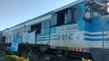Llegó el Tren Solidario a Bahía Blanca con 1.200 toneladas de donaciones