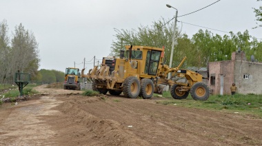 Se iniciaron trabajos de limpieza y mantenimiento de calles en la zona de Avenida Colón y Ruta 60
