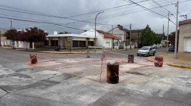 El Municipio lleva adelante trabajos de reparación de losas de hormigón en distintas calles de la ciudad