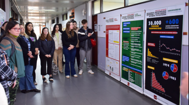 Se inauguró una nueva muestra en los pasillos de la Facultad de Ciencias Sociales