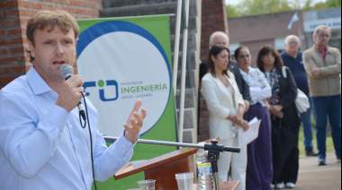 El Intendente Wesner participó de la inauguración del edificio de Ingeniería en Agrimensura