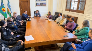 Wesner encabezó una reunión por seguridad con funcionarios judiciales y policiales