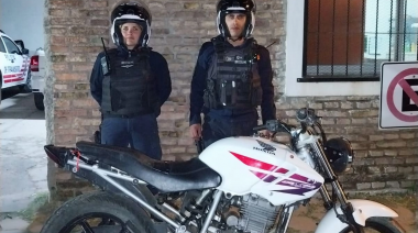 Exitosa operación policial recupera dos motos con pedido de secuestro activo