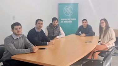 Aguilera se reunió con los representantes de la empresa que construirá el Parque Eólico