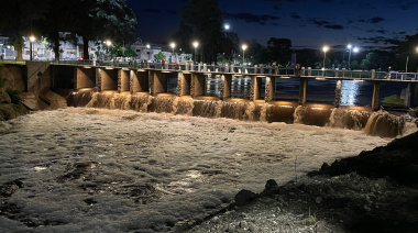 Durante el fin de semana el Municipio siguió de cerca el comportamiento del arroyo Tapalqué