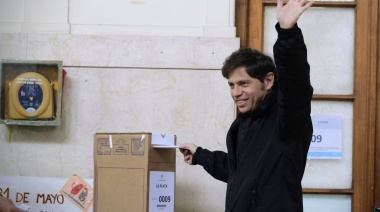 Axel Kicillof: "Es una elección importantísima, no hay que posponer decisiones, es hoy