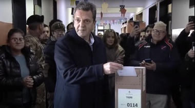 Massa: "Es importante que la gente vote y participe"