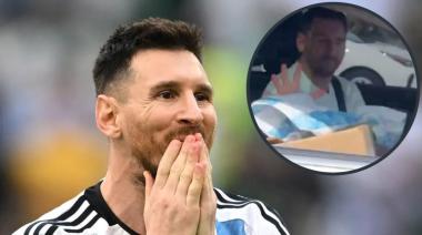 Se encontró a Messi en un semáforo