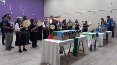 Arqueólogas de la Facultad de Sociales participaron de la devolución, restitución y ceremonia de reentierro de cuerpos indígenas en Río Negro