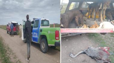 Dos demorados por caza ilegal en cercanías de Recalde