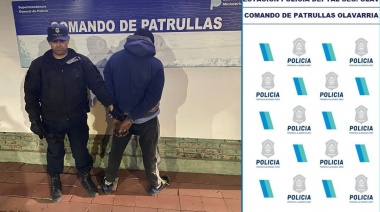 Un hombre fue aprehendido luego de que la Policía lo sorprendiera con cables de cobre